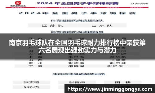 南京羽毛球队在全国羽毛球耐力排行榜中荣获第六名展现出强劲实力与潜力